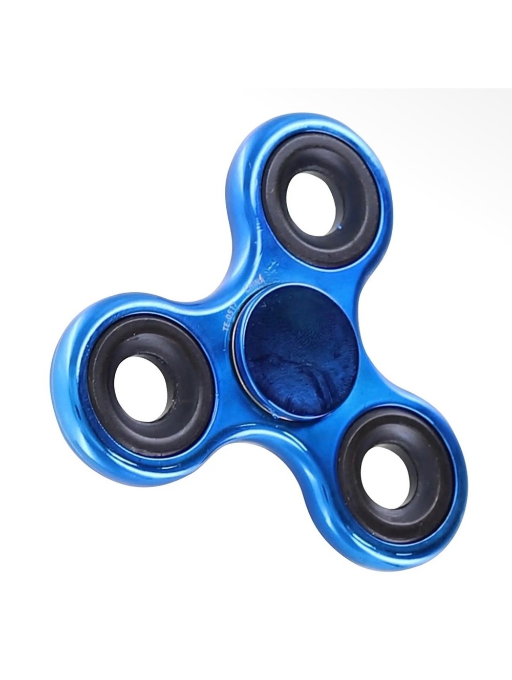 FOCO Blue Metallic 3 Way Diztracto Spinnerz Fidget Toy New
